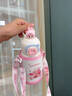 啟諾兒童保溫杯男女孩小學(xué)生上學(xué)專(zhuān)用幼兒園水壺帶杯套316食品級杯子 【雙飲杯】粉色500ml+杯套 曬單實(shí)拍圖