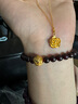 周六福七夕禮物  黃金項(xiàng)鏈女款足金玫瑰物語鏈墜送女友禮物 計(jì)價(jià) 4.69g 曬單實(shí)拍圖