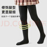 芭比兒童連褲襪女童打底褲春秋打底襪女孩棉質(zhì)黑色學(xué)生長(cháng)筒襪子 曬單實(shí)拍圖