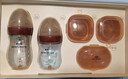貝因美新生兒奶瓶禮盒套裝0-6個(gè)月以上寶寶防脹氣奶嘴玻璃PPSU嬰兒送禮 曬單實(shí)拍圖
