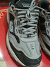 斯凱奇（Skechers）秋季男鞋復古老爹鞋戶外休閑運動鞋厚底增高舒適時尚潮流 木炭色/黑色/CCBK 40 曬單實拍圖