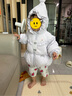 巴拉巴拉嬰兒花版羽絨服女童冬季短款外套保暖2024甜美時(shí)尚萌208424107010 曬單實(shí)拍圖