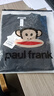 大嘴猴（paul frank）潮牌純棉短袖t恤男夏季五分半截寬松圓領(lǐng)休閑百搭打底衫上衣服裝 黑色X19021D【官方正品】 2XL 【建議155-175斤】 曬單實拍圖