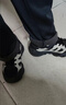 特步（XTEP）童鞋幼童春季魔術(shù)貼密網(wǎng)男童戶(hù)外踏青運動(dòng)鞋 黑/霜地灰/藤蘿紫 30 曬單實(shí)拍圖