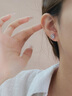 中國黃金CHINA GOLD心中有你銀耳釘女士托帕石耳環(huán)耳飾七夕情人節禮物送女友老婆生日 京速達-925銀心中有你托帕石耳釘 曬單實(shí)拍圖