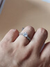 I Do鉑金PT950鉆戒1克拉星夢(mèng)培育鉆石求婚訂婚結婚戒指送女友老婆禮物 星夢(mèng)1克拉鉆 14號 曬單實(shí)拍圖