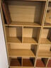 書(shū)架一體靠墻一面整墻置物架落地學(xué)生家用書(shū)柜儲物柜收納格子柜子 組合【大容量】160*24*180cm田園橡木色 組裝 曬單實(shí)拍圖