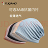 啄木鳥（TUCANO）睡帽男女通用月子帽薄款無(wú)壓感光頭帽空調(diào)房防風(fēng)堆堆帽化療帽子 曬單實(shí)拍圖