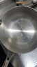 JOYCHARM德國316不銹鋼雪平鍋不粘鍋家用煎炸小奶鍋輔食鍋湯鍋煎鍋平底鍋 20CM 加厚不粘鍋【帶蓋】 曬單實(shí)拍圖