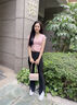 Ehangy輕奢包包女款2025年斜挎女包單肩腋下鏈條小方包七夕情人節(jié)送女友 糖果粉 曬單實拍圖