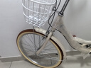 飛鴿（FLYING PIGEON）自行車成人通勤車自行車學(xué)生單車成人自行車通勤自行車女士自行車 標(biāo)配奶油米|單速|(zhì)輻條輪+禮包 24寸適合150-170cm 曬單實(shí)拍圖