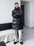 高梵黑金鵝絨服先鋒5.0六格2025新款男士羽絨服 黑色 L 曬單實拍圖