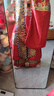聽(tīng)月小筑【朝暮同輝】原創(chuàng  )男女明制婚服仿云錦大衫鳳冠霞帔漢服結婚敬酒服 霞帔+霞帔墜 拍均碼（預售60天） 均碼 曬單實(shí)拍圖
