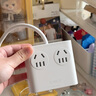 奧?？啤?C認證】小方磚桌面充電站USB插座插排8合1充電器插線板接線板適用蘋果小米全長1.8米白 曬單實拍圖