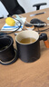 京東京造茶杯便攜式黑陶茶泡茶壺茶杯功夫茶具辦公杯隨身茶壺容量400ml 曬單實(shí)拍圖