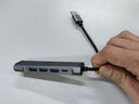 愛國者USB轉網(wǎng)口轉接器 RJ45百兆網(wǎng)卡轉換器 USB/Type-C轉接頭 筆記本擴展塢千兆網(wǎng)口 USB轉USB*3+網(wǎng)口【千兆網(wǎng)速】 線長0.2M【金屬外殼】 曬單實拍圖