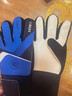 隨燦 兒童足球守門(mén)員手套門(mén)將手套足球訓練護具游戲比賽訓練防滑手套 藍色【1雙裝】 6號 【適合手長(cháng)16-17厘米】 曬單實(shí)拍圖