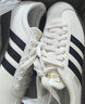 adidas T頭鞋 VL COURT復古板鞋德訓鞋男女阿迪達斯輕運動(dòng) 漢玉白/黑色/樹(shù)脂黃   38 曬單實(shí)拍圖