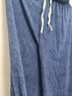 【潮流】牛仔印花冰絲褲子女新款夏季直筒休閑褲寬松高腰闊腿 素色款  E款80-160斤 輕薄 曬單實(shí)拍圖