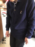 ACOO奢品襯衫翻領(lǐng)男士保暖內衣中年商務(wù)打底寸衣長(cháng)袖T恤POLO衫加絨衣 6068藏請【加絨】 加厚 2XL :140-160斤 曬單實(shí)拍圖