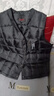 【內膽馬甲】秋冬中老年棉馬甲男士大碼背心加厚保暖坎肩棉衣馬褂 黑色字母馬甲 4XL 曬單實(shí)拍圖