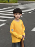 POLOWALK童裝男童長(cháng)袖T恤2025新品中大男童長(cháng)袖T恤上衣t恤衫 黃色 120 120cm 曬單實(shí)拍圖