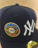 NEW ERA紐亦華MLB棒球帽世界大賽硬頂全封刺繡NY平檐帽5950 13529389-藏青色 758 60cm 曬單實拍圖