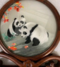 蜀中瑰寶蜀繡雙面刺繡熊貓文創(chuàng  )擺件中國特色禮物送老外出國成都伴手禮紀念 節節高熊貓 曬單實(shí)拍圖