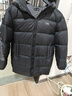 李寧兒童羽絨服男童女中大童2025秋冬款防潑水中長(cháng)款加厚連帽外套 黑色 中長(cháng)款YYMV101-1 160 曬單實(shí)拍圖