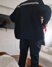 樂(lè )優(yōu)佰易 長(cháng)袖工作服套裝男耐磨工廠(chǎng)車(chē)間廠(chǎng)服工人反光條汽修勞保服春秋 深藍加厚長(cháng)袖 170  曬單實(shí)拍圖