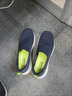 斯凱奇（Skechers）男鞋秋季舒適一腳蹬休閑鞋輕便健步中老年百搭防滑運動(dòng)鞋 54609-海軍藍色/灰色/NVGY 43.5 曬單實(shí)拍圖