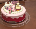 元祖（GANSO）8號(hào)福壽綿綿鮮奶蛋糕800g 生日蛋糕同城配送當(dāng)日送達(dá)動(dòng)物奶油蛋糕 曬單實(shí)拍圖