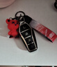 適用2025款比亞迪海獅06鑰匙包套EV領(lǐng)航Plus版Pro版DMi遙控鑰匙扣 黑色+紅色熊 曬單實(shí)拍圖