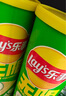 樂(lè )事（Lay's）無(wú)限薯片 翡翠黃瓜味 104克*2罐 208克 休閑零食 膨化食品 曬單實(shí)拍圖