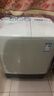 美的（Midea）半自動(dòng)雙桶洗衣機 8公斤洗+5.5脫水雙缸波輪 老人簡(jiǎn)易操作 品質(zhì)電機小巧不占地 租房宿舍必備 二級 MP8DS136 曬單實(shí)拍圖