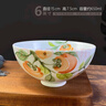 拓進(jìn)日本進(jìn)口品質(zhì)純手繪陶瓷面碗6英寸家用大碗新款高顏值餐具碗個(gè)人 柿子 曬單實(shí)拍圖