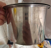 巨博（JOBO）商用304不銹鋼味盅帶蓋子16cm 酒店餐飲加厚調味調料豬油罐 曬單實(shí)拍圖