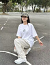 BASLS國潮聯(lián)名款跑步鞋厚底透氣休閑運(yùn)動(dòng)鞋男士戶外潮流徒步老爹鞋子男 白灰 42 曬單實(shí)拍圖