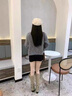 5+粗跟長(cháng)筒靴女2025秋冬新款尖頭西部牛仔靴堆堆靴長(cháng)靴美拉德騎士靴 杏色 37 曬單實(shí)拍圖