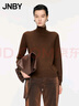 JNBY【商場(chǎng)同款】24冬新品毛針織衫套頭5OA310440 219/棕咖 XL 曬單實(shí)拍圖