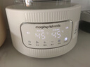 摩飛電器（Morphyrichards）全玻璃養(yǎng)生壺家用燒水壺多段控溫電熱水壺極速風冷恒溫壺沖奶泡奶機MR5602 1.2L 椰奶白 曬單實拍圖