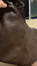 柒肆花簡(jiǎn)約大容量包包女2024新款時(shí)尚百搭休閑單肩包學(xué)生通勤斜挎托特包 咖色PU面料 單獨包包無(wú)掛件 曬單實(shí)拍圖