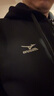 美津濃MIZUNO戶(hù)外休閑衛衣男春秋冬季連帽開(kāi)衫加絨加厚外套男純色寬松 曬單實(shí)拍圖