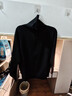 優(yōu)衣庫合作款男裝女裝雙面織拉鏈茄克長(cháng)袖外套夾克秋冬新款480967 09 黑色 M /170/92A 曬單實(shí)拍圖