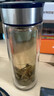 希諾雙層玻璃杯抗菌隔熱高檔車載水杯男2025新款鈦杯泡茶杯子XN-9103K 曬單實拍圖