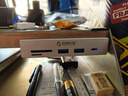 奧?？?ORICO)Type-C分線器USB3.2Gen2hub擴(kuò)展塢10Gbps集線器鋁合金卡扣式 臺式筆記本延長線 MH5PC銀色 曬單實(shí)拍圖