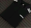 adidas休閑舒適三條紋立領(lǐng)夾克外套男裝秋季阿迪達斯官方輕運動(dòng) 黑色/白(推薦選大一碼) L 曬單實(shí)拍圖
