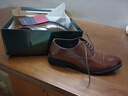 歐倫啄木鳥(niǎo)三接頭皮鞋男士商務(wù)正裝手工真皮棕色夏季男鞋英倫結婚新郎牛津鞋 茶色 42 曬單實(shí)拍圖