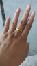 周生生素圈光身面活口泥鰍背黃金戒指 足金開(kāi)口戒情侶結婚對戒09141R 7.71克(含工費160元) 曬單實(shí)拍圖