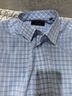 雅戈爾（YOUNGOR）長(cháng)袖襯衫男格紋DP免燙襯衫純棉面料抗皺平整易打理新品 GLDP16387HJA藍格 39 曬單實(shí)拍圖